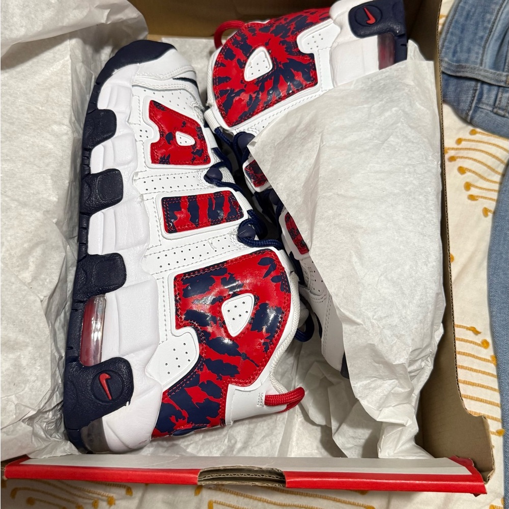 Nike Kids Sneakers - Red, White, and Blue